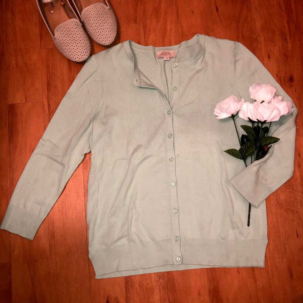 FINAL SALE - LOFT cardigan - Size Small
